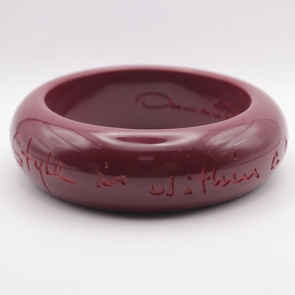 Oscar de la Renta Red Statement Bracelet